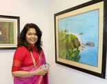 Art lovers attend the exhibition 'Oeuvre' 
