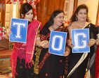 A memorable evening for these ladies in Kanpur