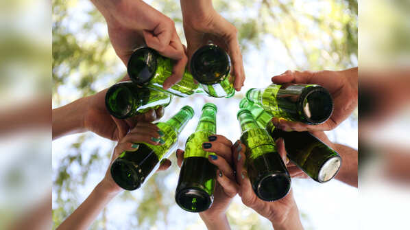 Eat something before you start drinking alcohol