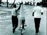 It started with carrying rockets on bicycle