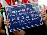 Hong Kong protesters urge Trump to 'liberate' their city