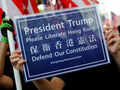Hong Kong protesters urge Trump to 'liberate' their city