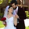 Picture of Jay Bhanushali and Mahhi Vij from their church wedding