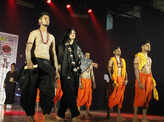 Students perform at Tirpude Premier League 2019