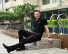 Brett Lee visits Ahmedabad