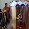 Article image for: Ganesh arati at actress Dnyanada Ramtirthkar's home