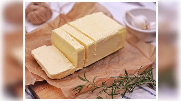 Butter at room temperature