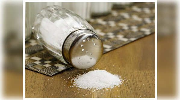 Rice in salt shaker