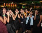 Students enjoy at the fresher's party​ of City Premier College 