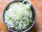 Chopped cabbage