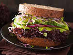 Cucumber-sprouts sandwich
