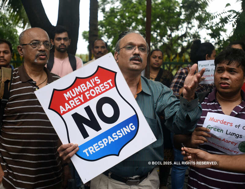 Protest held to save Mumbai's Aarey forest