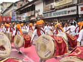 ​Dhol, taasha and a fitting farewell for Ganpati Bappa​