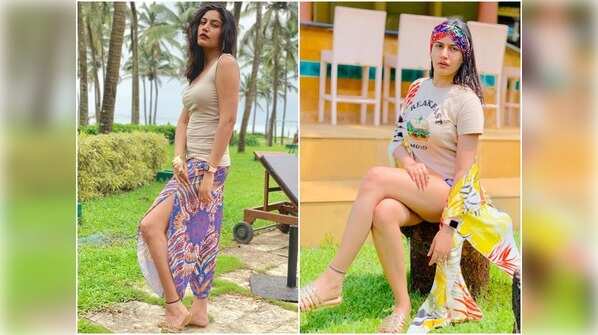 Sanjivani 2 actress Surbhi Chandna goes on a solo vacation; looks gorgeous in her beachwear