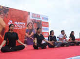 Lucknowites gather in large numbers to participate in Happy Streets