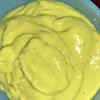 Avocado and banana puree