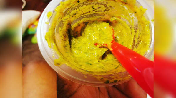 Spinach and sweet potato puree