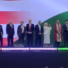 Congressional delegation on stage at 'Howdy, Modi' event