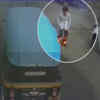 Article image for: On cam: Boy steps on live wire, catches fire