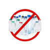 Banning packaged plastic water bottles