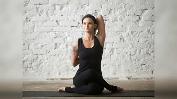 Gomukhasana or Cow face pose