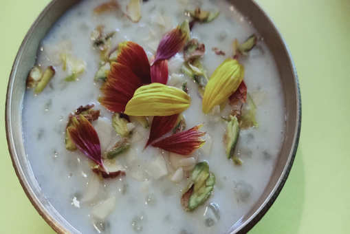 Pearl Sago and Coconut Pudding