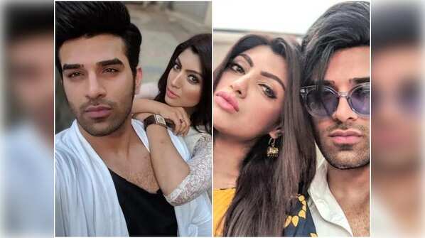 Paras and his current girlfriend Akansha Puri