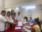 Pradeep Sharma files nomination from Nallasopara