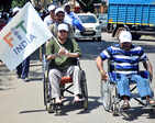 Inclusive plogging run for 'Fit India'