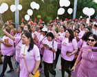 Chandigarh participate in Walkathon to create awareness on breast cancer