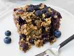 Blueberry baked oatmeal