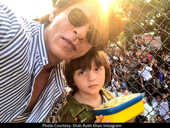 ​Shah Rukh Khan talks about working with son AbRam Khan in films