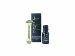Bronson Professional Jade Roller Massager Tool (Green) With Jeva Vitamin C Serum