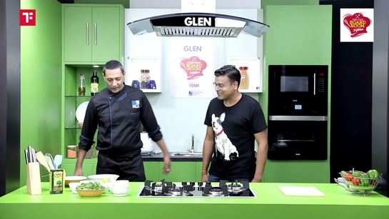 Times Food Boardroom Kitchen: Cooking Red Snapper with Lemon Garlic on Spinach Bed with Sandeep Aggarwal, Founder, ShopClues & Droom