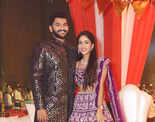 Guests have a gala time at Ashmitha and Abhinay's pre-wedding party