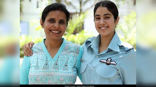 Janhvi Kapoor as Flight Lieutenant Gunjan Saxena