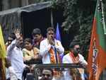 BJP's Bhimrao Tapkir campaigning from Khadakwasla constituency