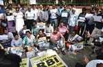 Mumbaikars protest outside Killa Court