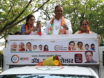 BJP's Ashish Shelar on his campaign trail