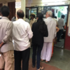 Voting begins at a Virar booth for Nalasopara assembly constituency