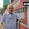 Former Mumbai Police Commissioner Julio Ribeiro after casting his vote for the Worli Assembly constituency