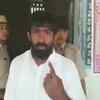 Sonipat: Yogeshwar Dutt, Olympic Medallist and BJP candidate from Baroda casts his vote. He is contesting against Congress candidate Krishan Hooda.