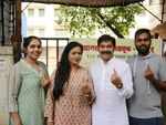 BJP's Prasda Lad votes with his family