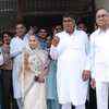Former minister Savitiri Jindal after casting vote in Hisar