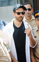 Hrithik Roshan looks dashing as he steps out to vote