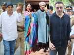 Bollywood celebs spotted outside polling booth in Juhu