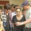 Shah Rukh Khan and his wife Gauri cast their votes at a polling booth in Bandra West, Mumbai