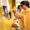 Glowing at her haldi ceremony