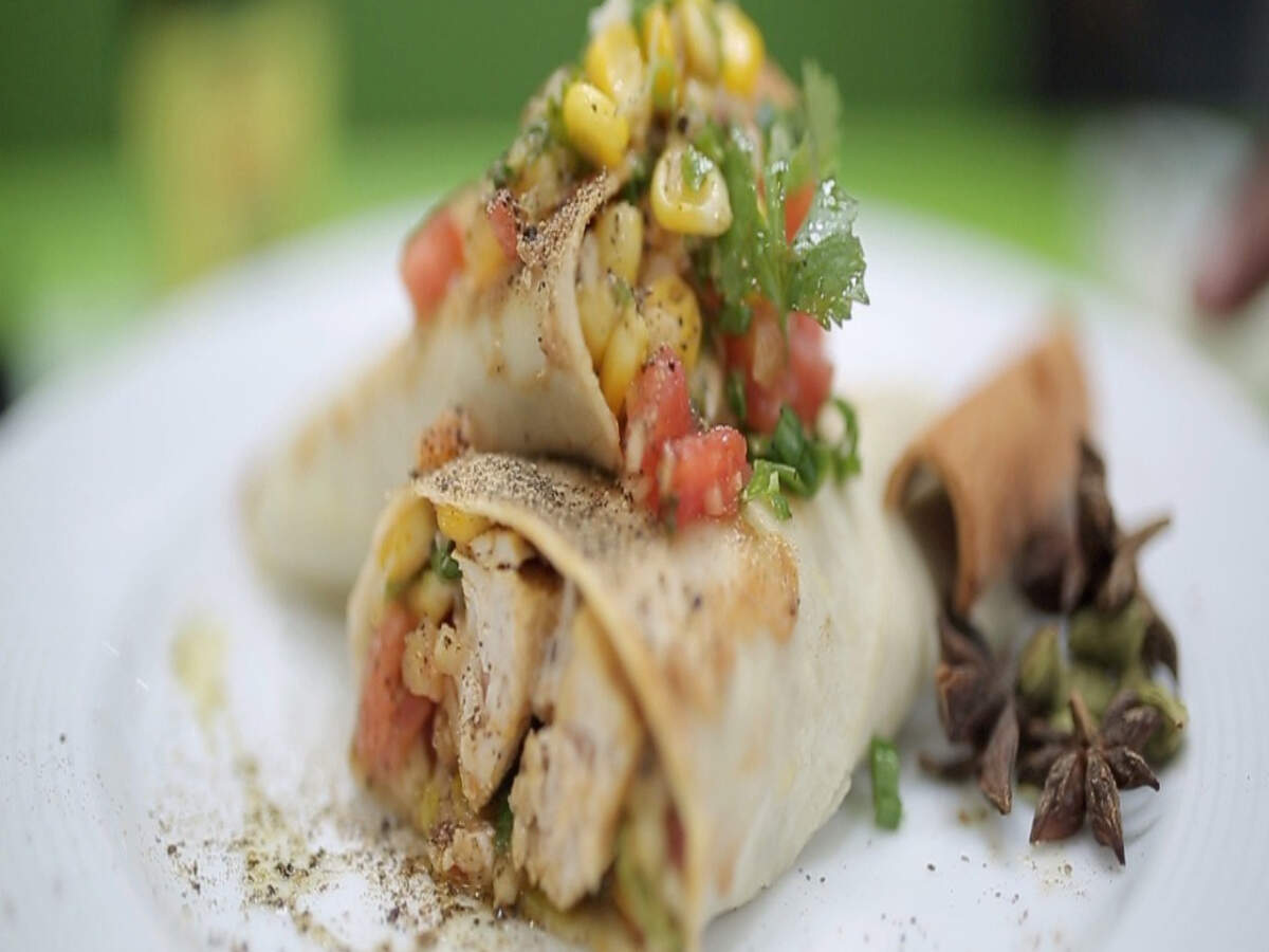 Chicken Changezi Burrito Recipe