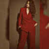 Photo: Sai Tamhankar looks like a boss lady in her red pantsuit